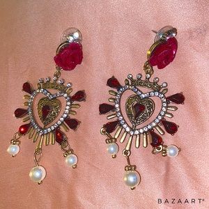 Queen of Hearts Statement Earrings